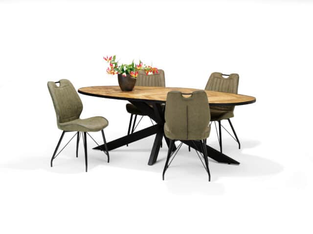 Eetkamertafel Agra Mango Visgraat 8211 200 215 100 Ovaal