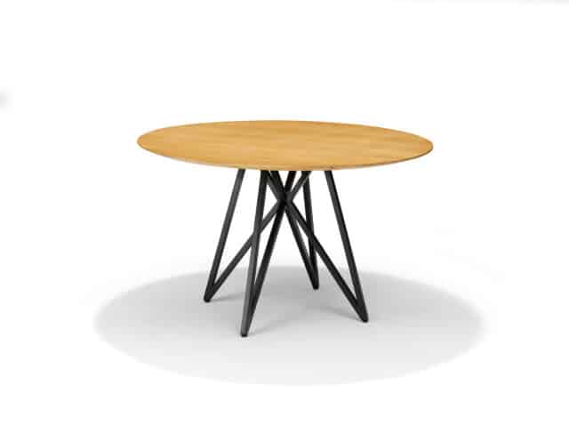 Triton Eetkamertafel 130 Rond Mango Naturel