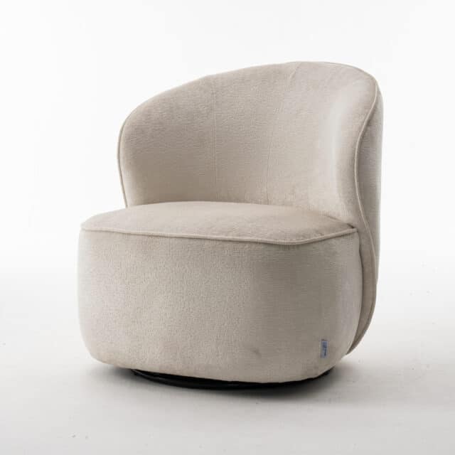 Sammy Draaifauteuil Stof Loris Nr 01 Crme