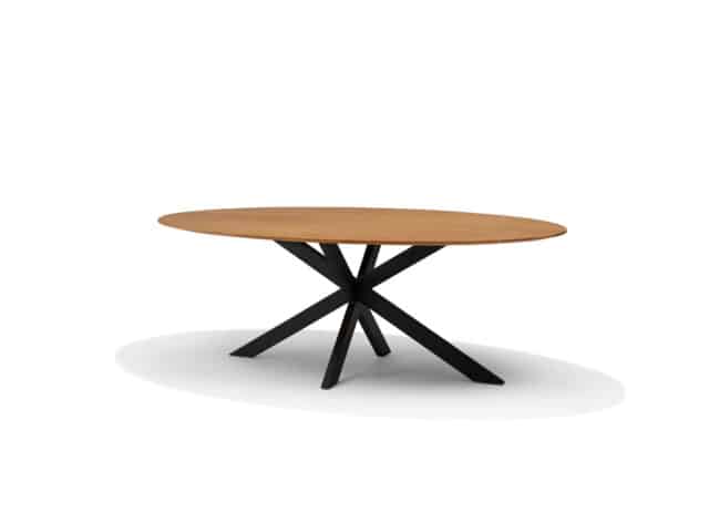 Star Eetkamertafel 240 X 120 Cm Ovaal Mango Naturel 3 Cm