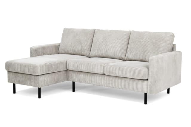 3 Zitsbank Cl L R Stof Rib R920 Naturel