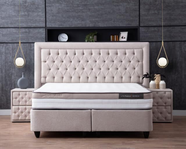 Skybedd 8211 Boxspring Met Opbergruimte Oxybedd 140 215 200