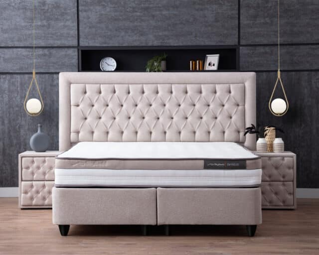 Skybedd 8211 Boxspring Met Opbergruimte Oxybedd 140 215 200